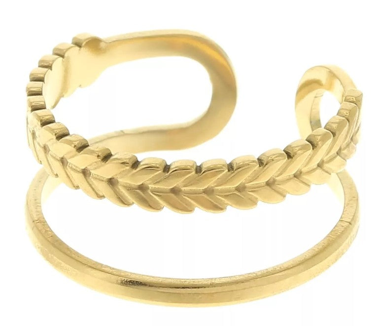 Anillo fantasía laurel