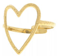 Anillo corazón ajustable
