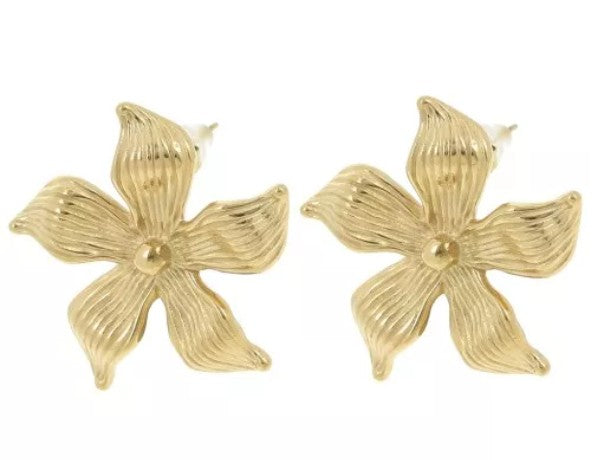 Pendientes flor