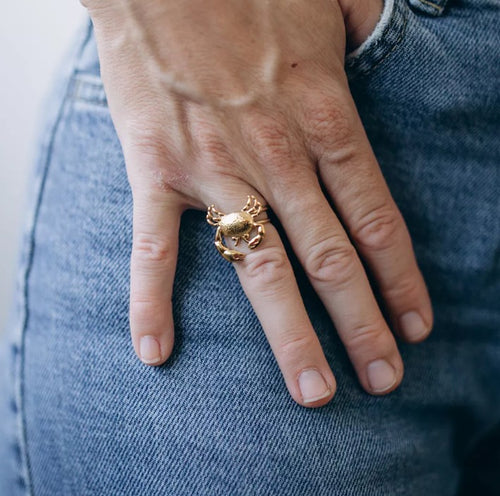 Anillo cangrejo ajustable