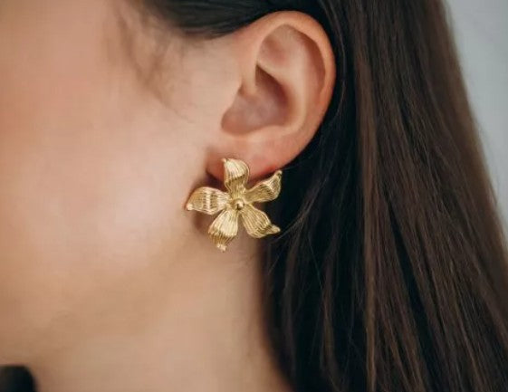 Pendientes flor